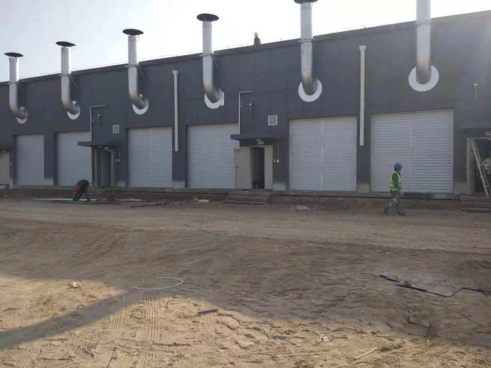 華為常山云數據中心工程-發(fā)電機聯(lián)動(dòng)百葉窗