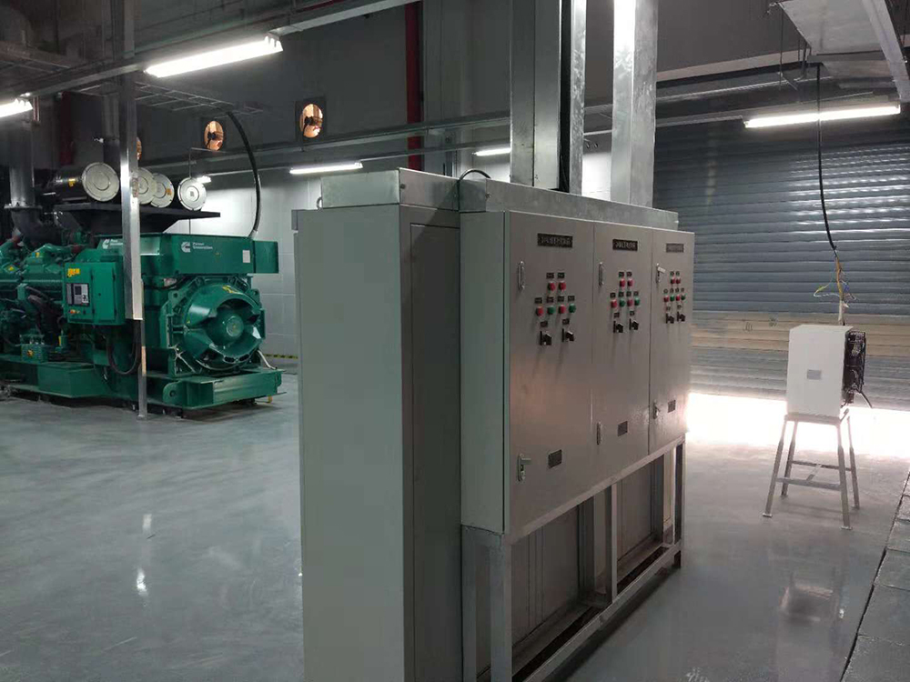 華為常山云數據中心工程-發(fā)電機聯(lián)動(dòng)百葉窗