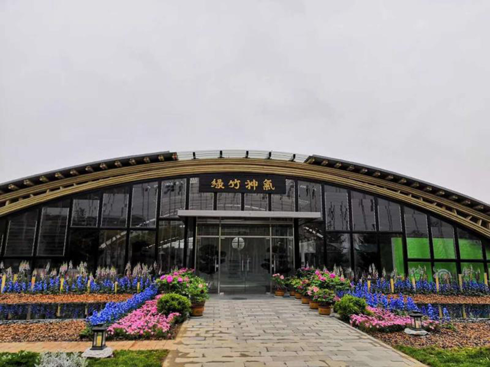 北京延慶世園會(huì )竹藤館-玻璃百葉窗